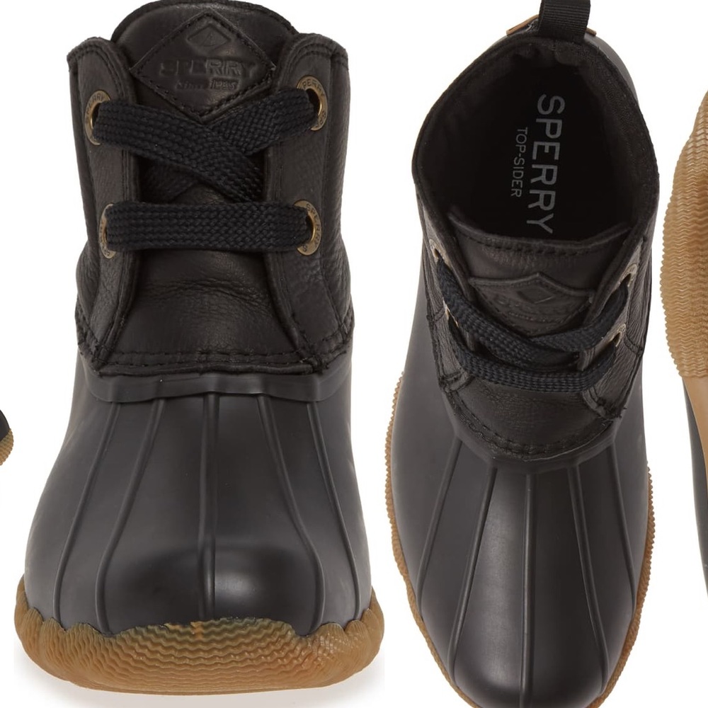 NEW. Sperry Saltwater 2 Eye Leather duck boot